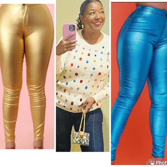 Metallic Jeans - Picture 2 of 4